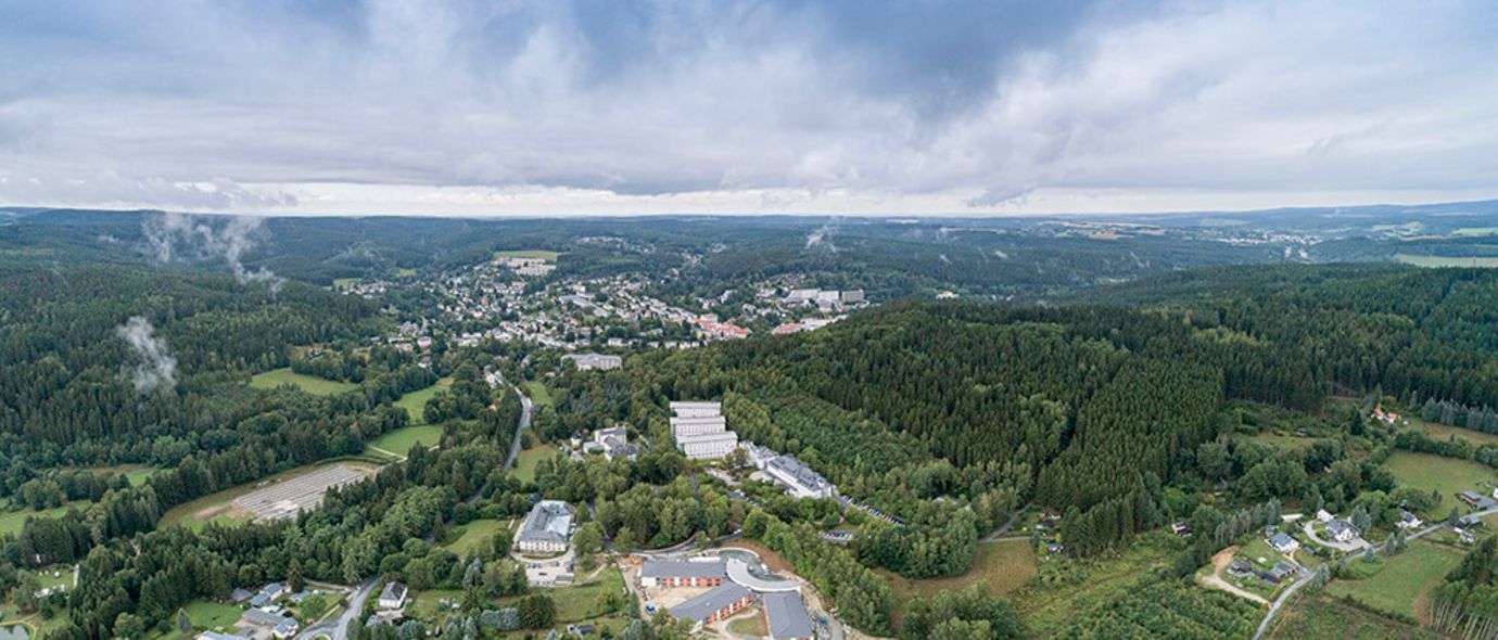 Luftaufnahme MEDICLIN Klinik am Brunnenberg